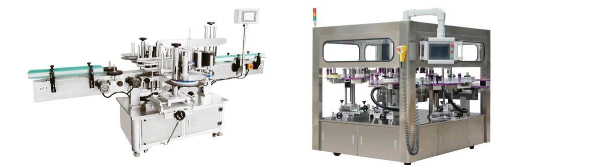 Automatic bottled water labeling machines