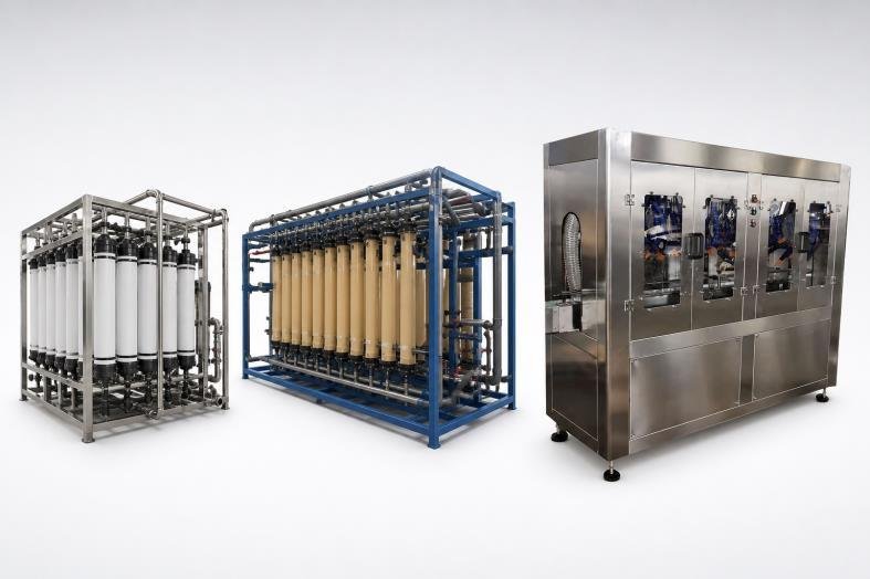 Reference ultrafiltration and disinfection equipment for bottled water treatment